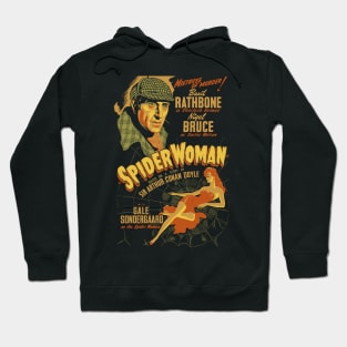 Sherlock Holmes And The Spider Woman Design Hoodie